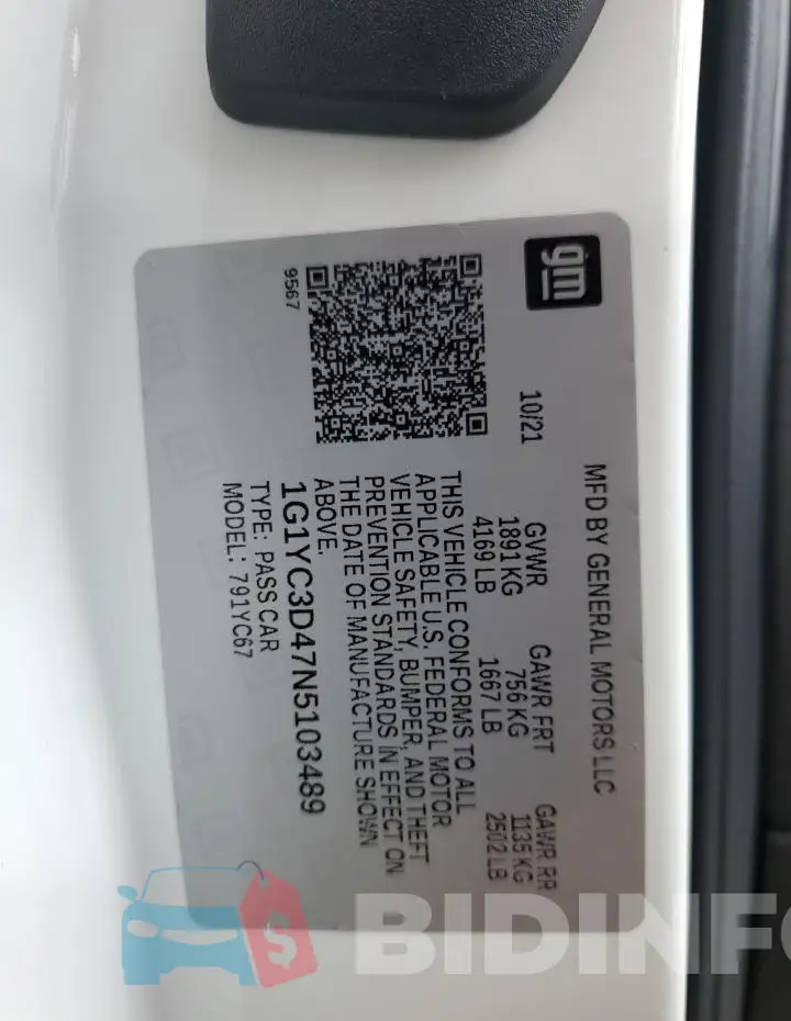 1G1YC3D47N5103489 Photo# 13