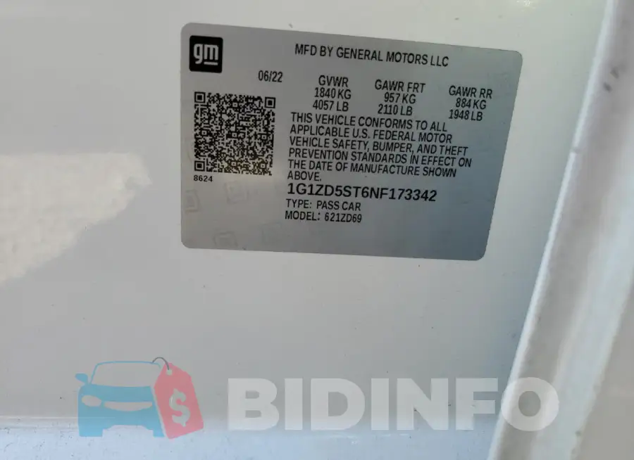1G1ZD5ST6NF173342 Photo# 12