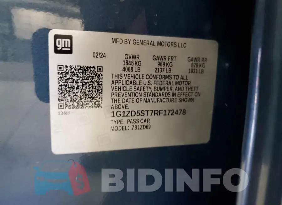 1G1ZD5ST7RF172478 Photo# 12