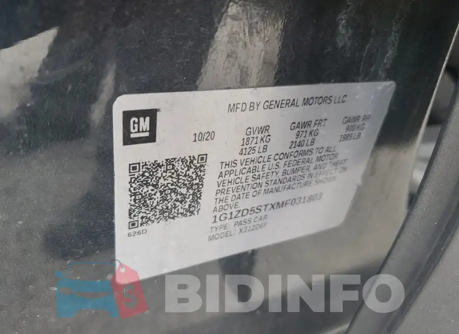 1G1ZD5STXMF031803 Photo# 12