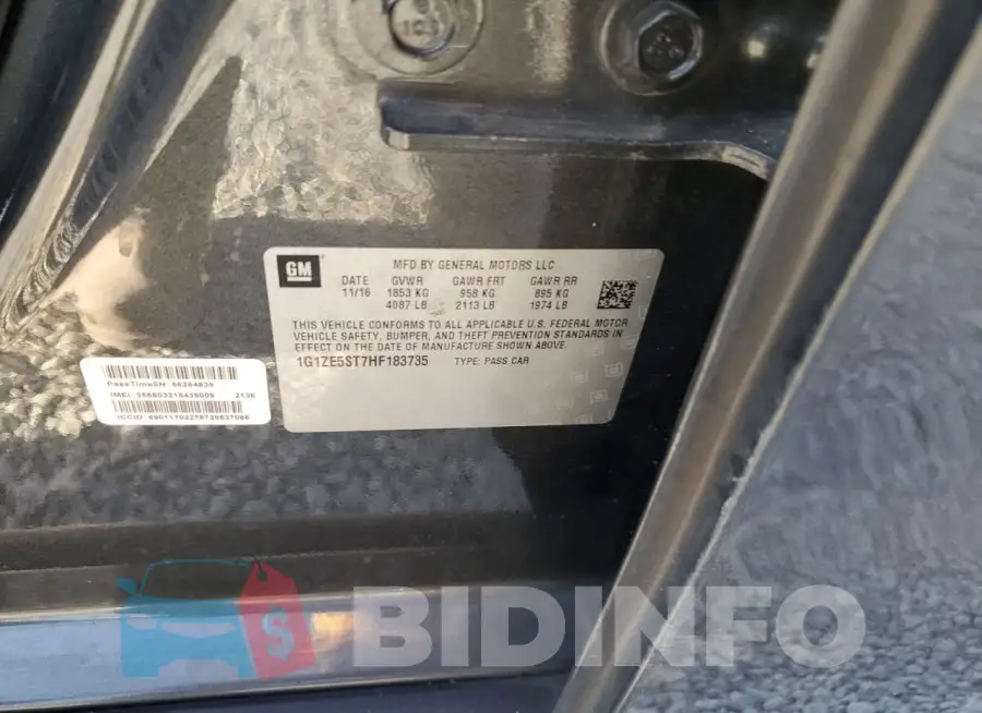 1G1ZE5ST7HF183735 Photo# 12