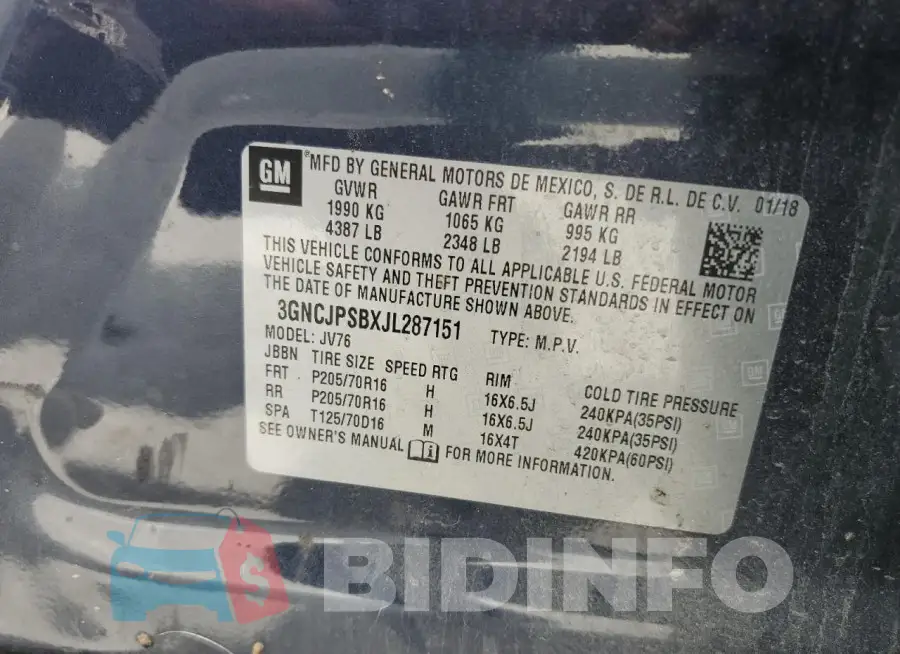 3GNCJPSBXJL287151 Photo# 14