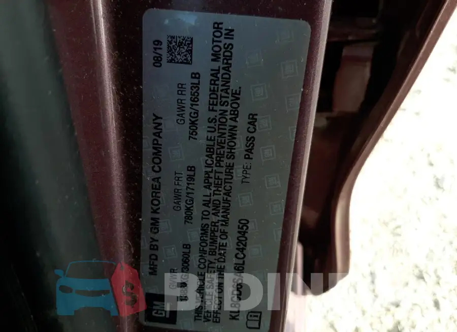 KL8CD6SA6LC420450 Photo# 13