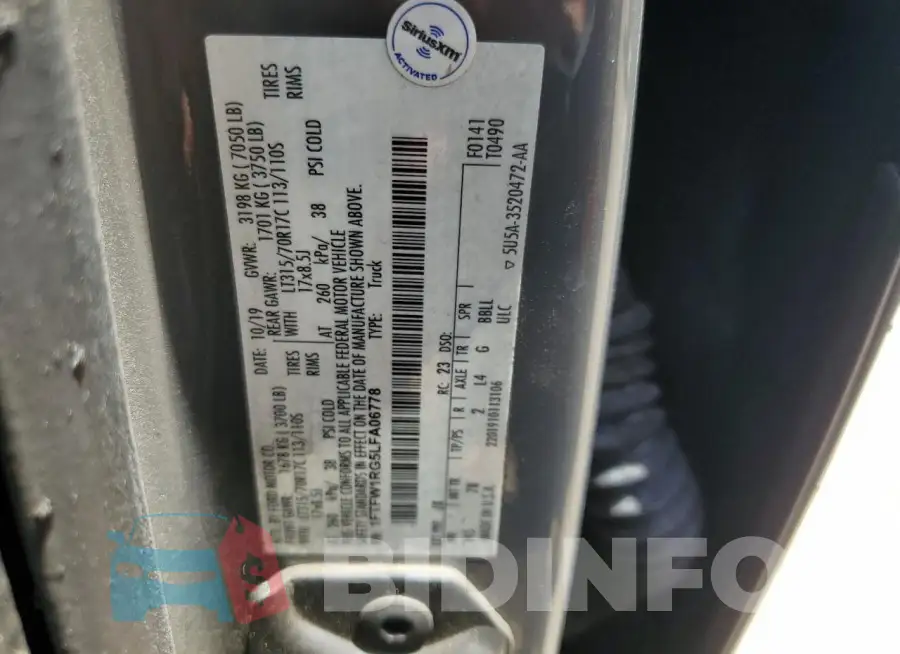 1FTFW1RG5LFA06778 Photo# 12
