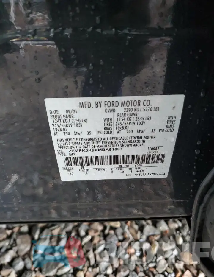 2FMPK3K9XMBA51687 Photo# 12
