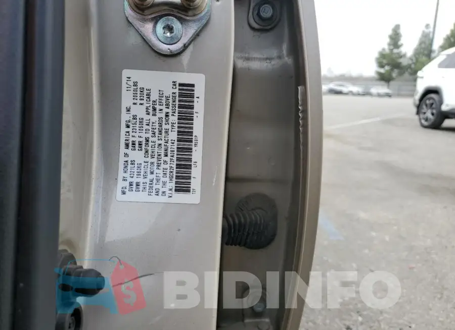 1HGCR2F72FA067142 Photo# 12