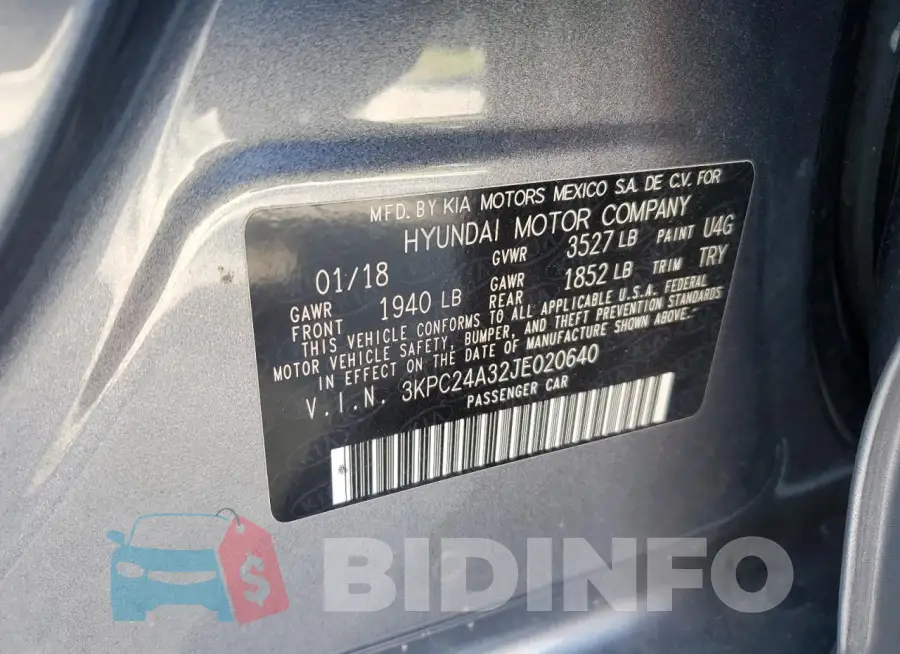 3KPC24A32JE020640 Photo# 12