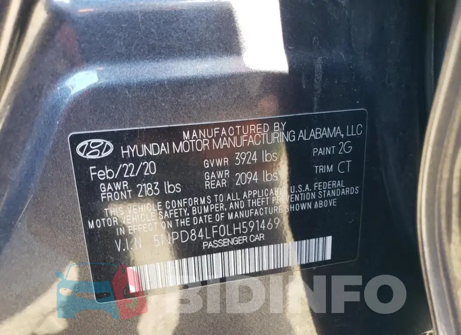 5NPD84LF0LH591469 Photo# 12