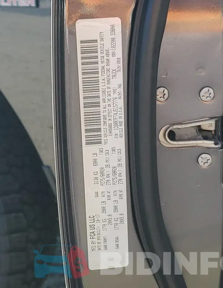 1C6RR7FT4JS157776 Photo# 12