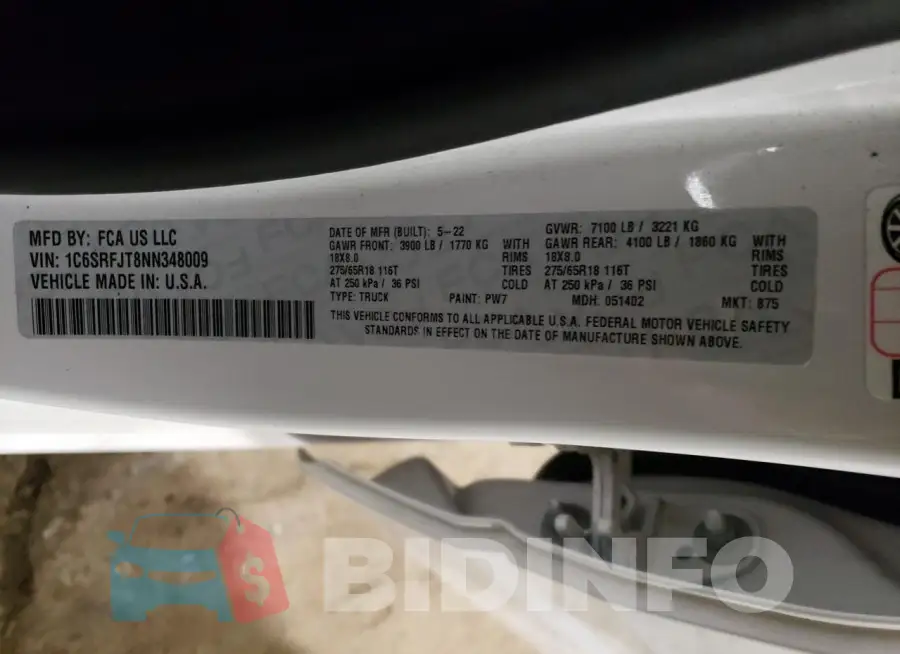1C6SRFJT8NN348009 Photo# 12