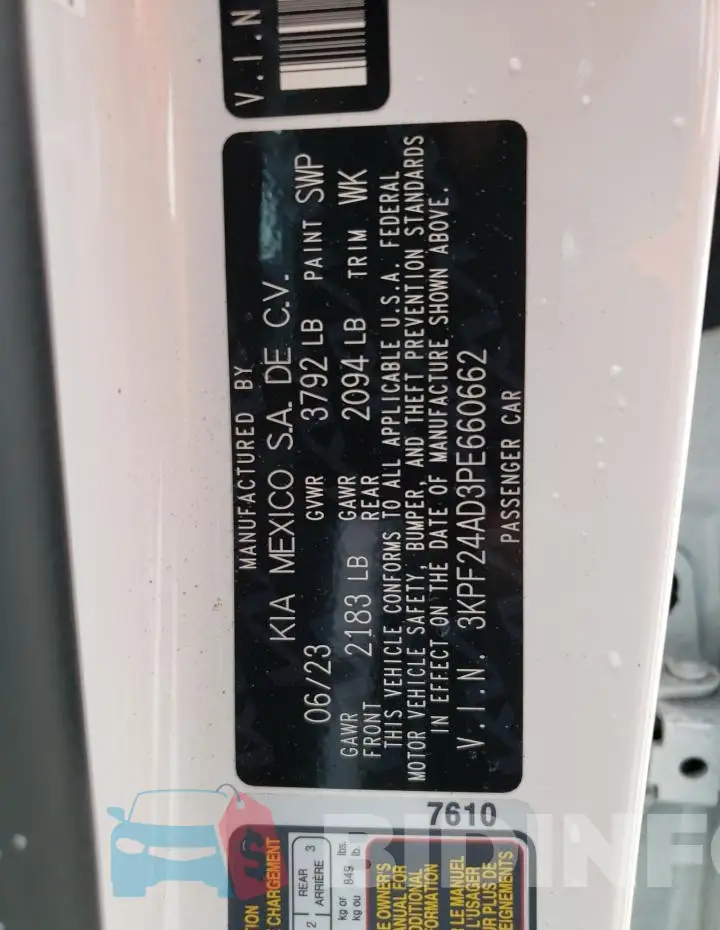 3KPF24AD3PE660662 Photo# 12