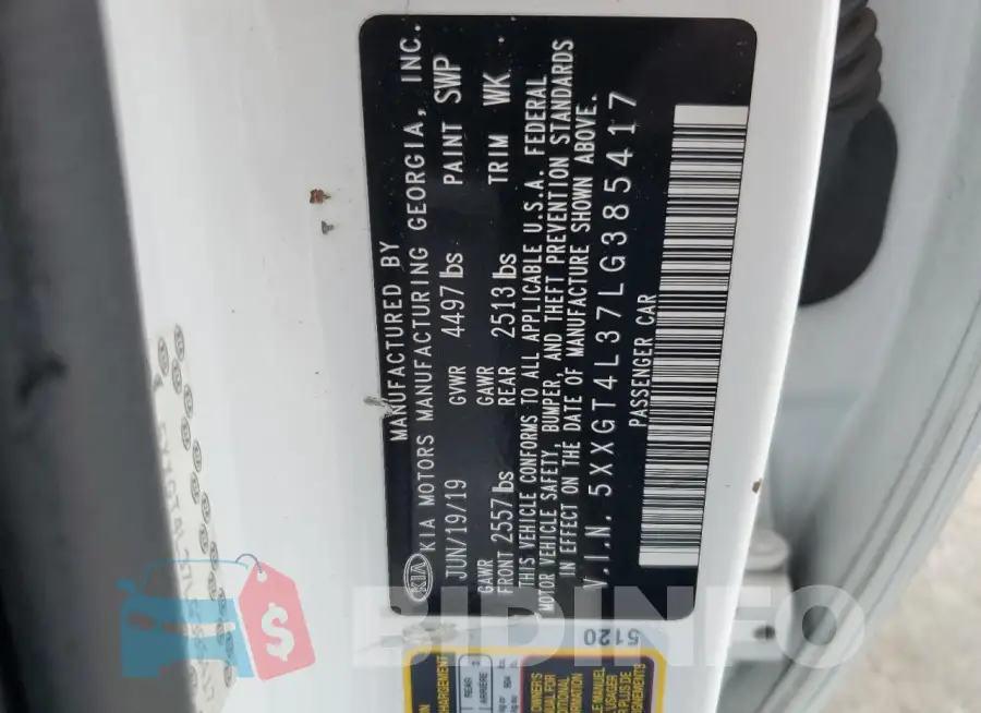 5XXGT4L37LG385417 Photo# 12