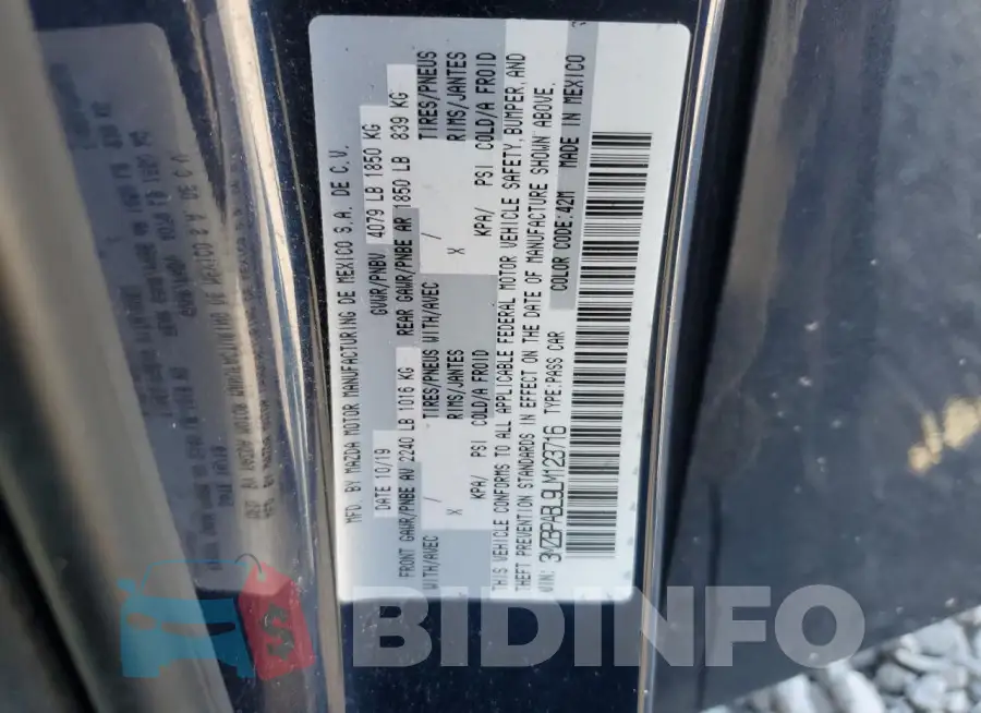 3MZBPABL9LM123716 Photo# 12