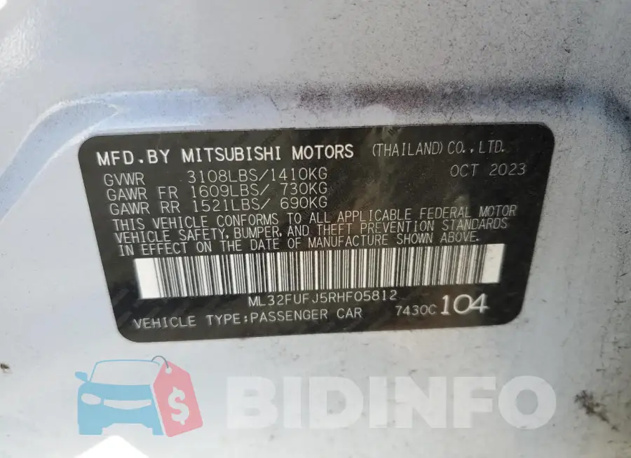 ML32FUFJ5RHF05812 Photo# 12