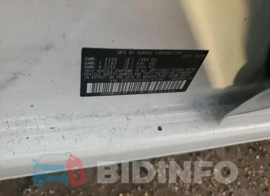 4S3GTAD63N3701244 Photo# 13