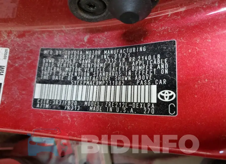 5YFEPMAE8MP211882 Photo# 12