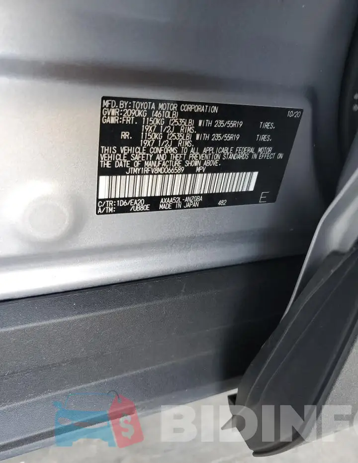 JTMY1RFV8MD066589 Photo# 12