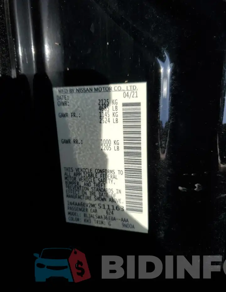 1N4AA6EV2MC511163 Photo# 13
