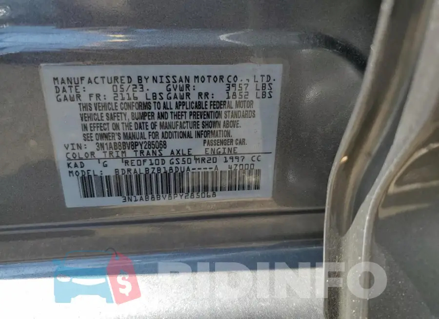 3N1AB8BV8PY285068 Photo# 11