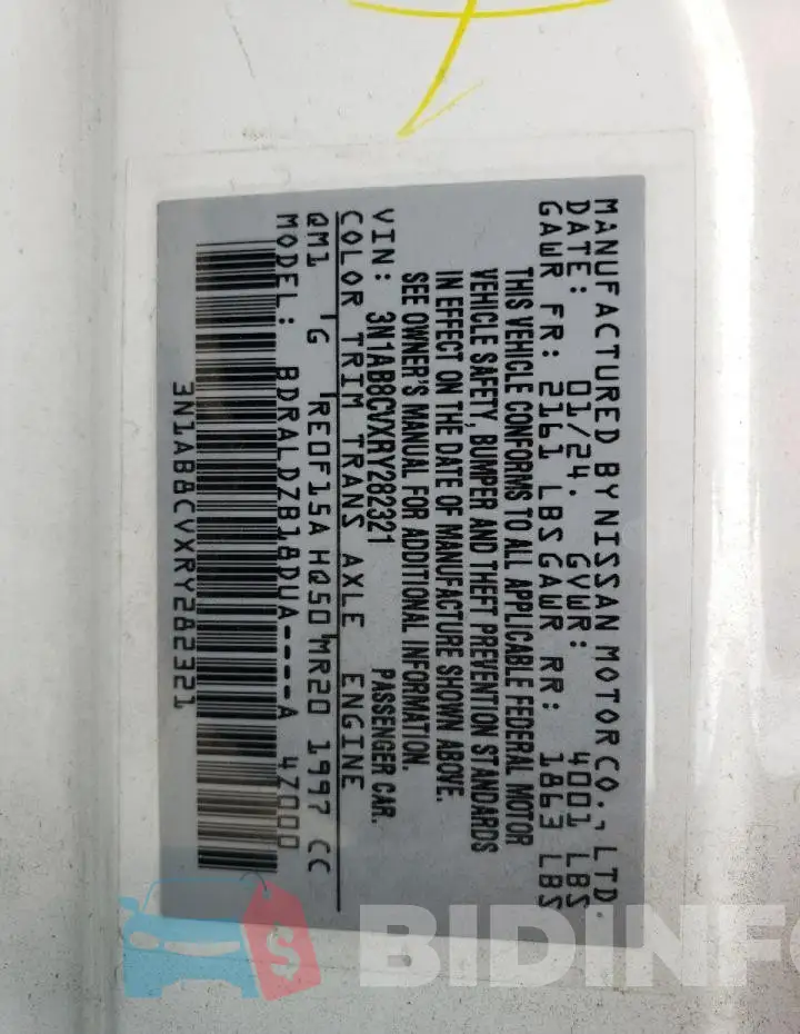 3N1AB8CVXRY282321 Photo# 12