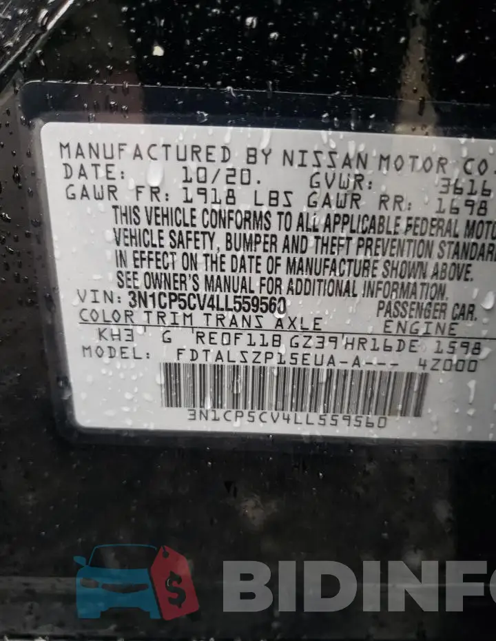 3N1CP5CV4LL559560 Photo# 14