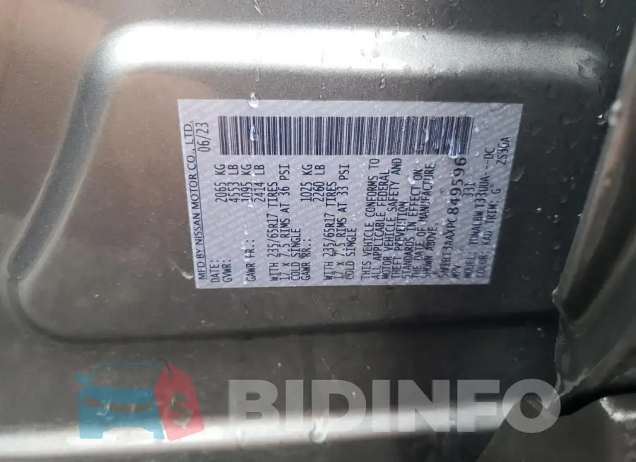 5N1BT3AAXPC849596 Photo# 13