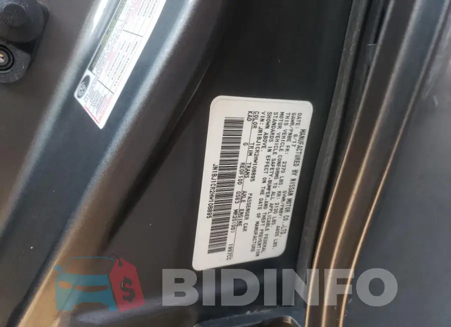 JN1BJ1CR2HW108895 Photo# 13