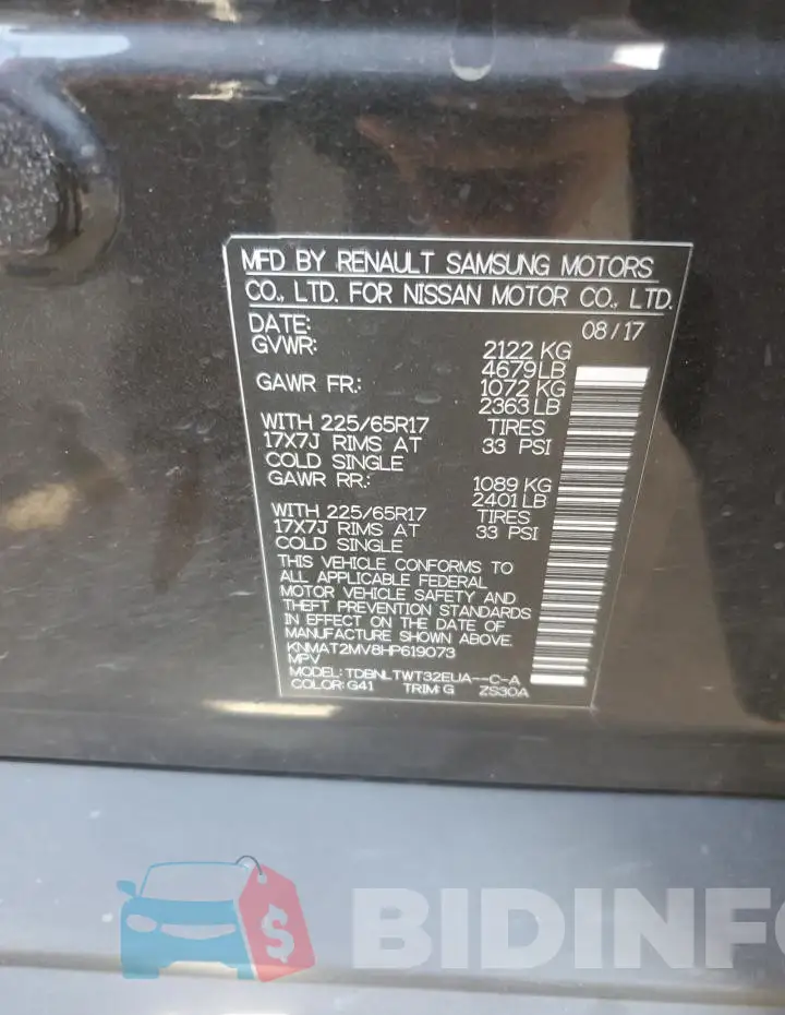 KNMAT2MV8HP619073 Photo# 13