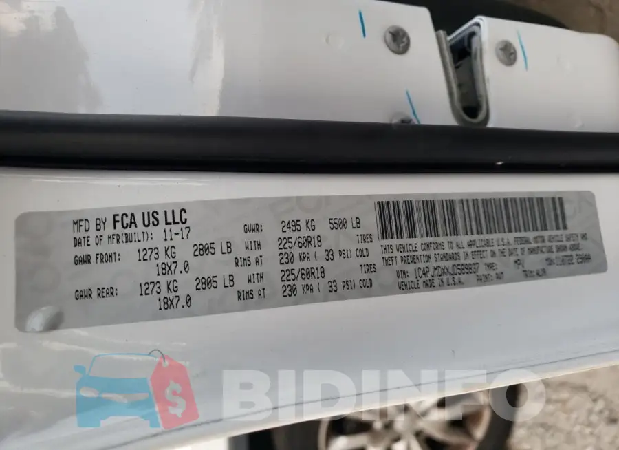 1C4PJMDXXJD589837 Photo# 13