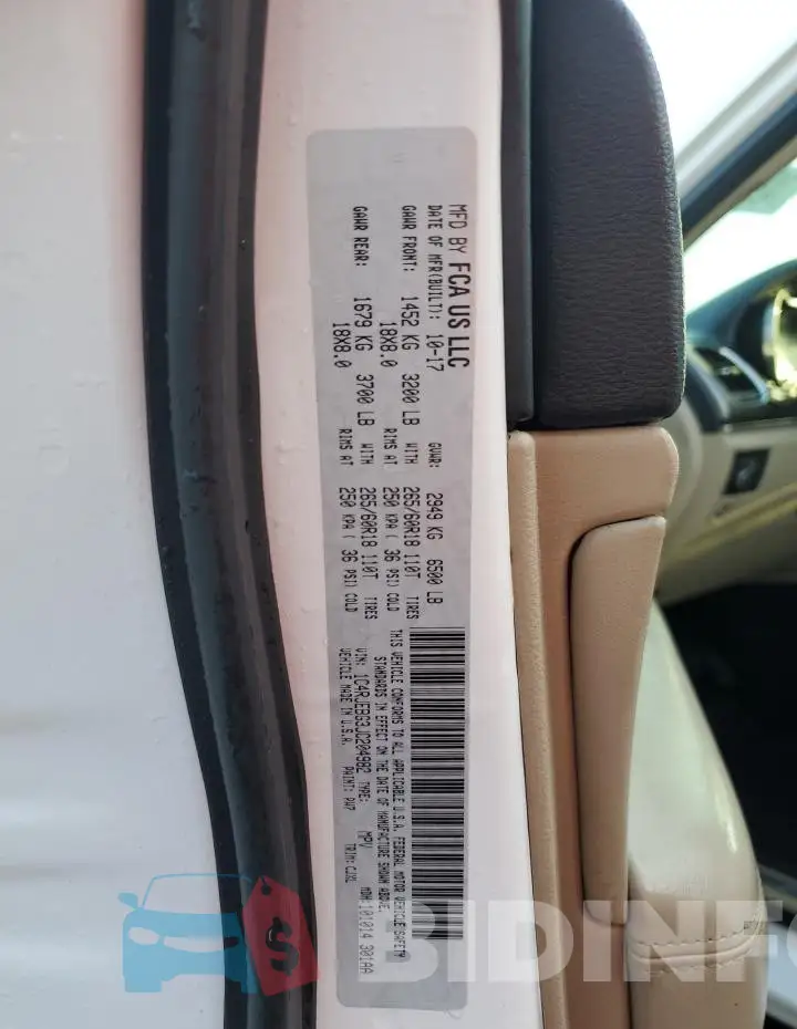 1C4RJEBG3JC204982 Photo# 14