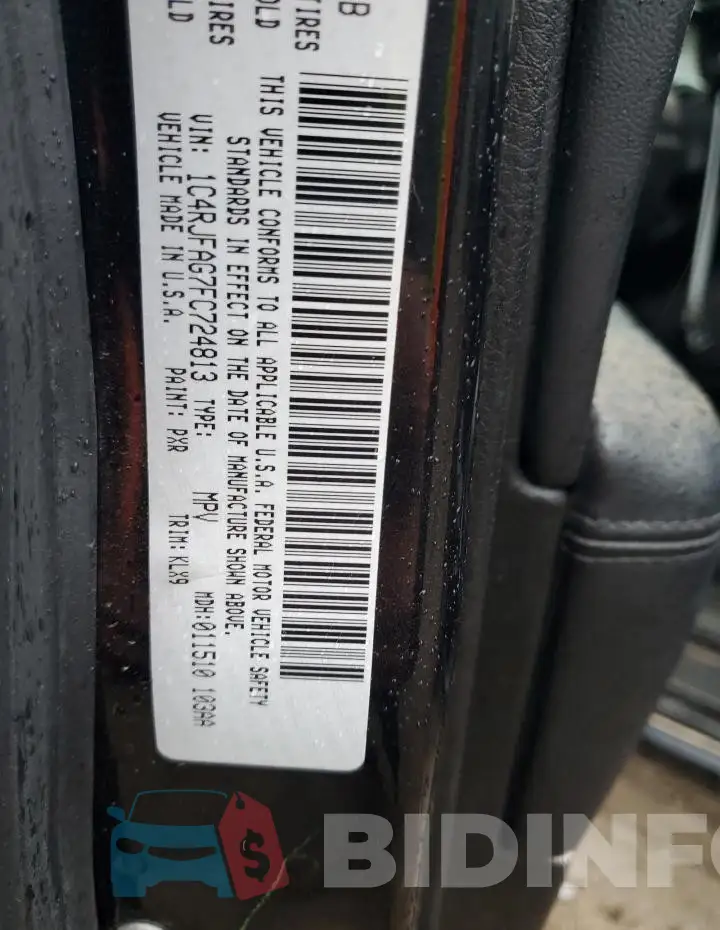 1C4RJFAG7FC724813 Photo# 13