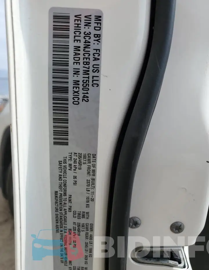 3C4NJCEB7MT550142 Photo# 12