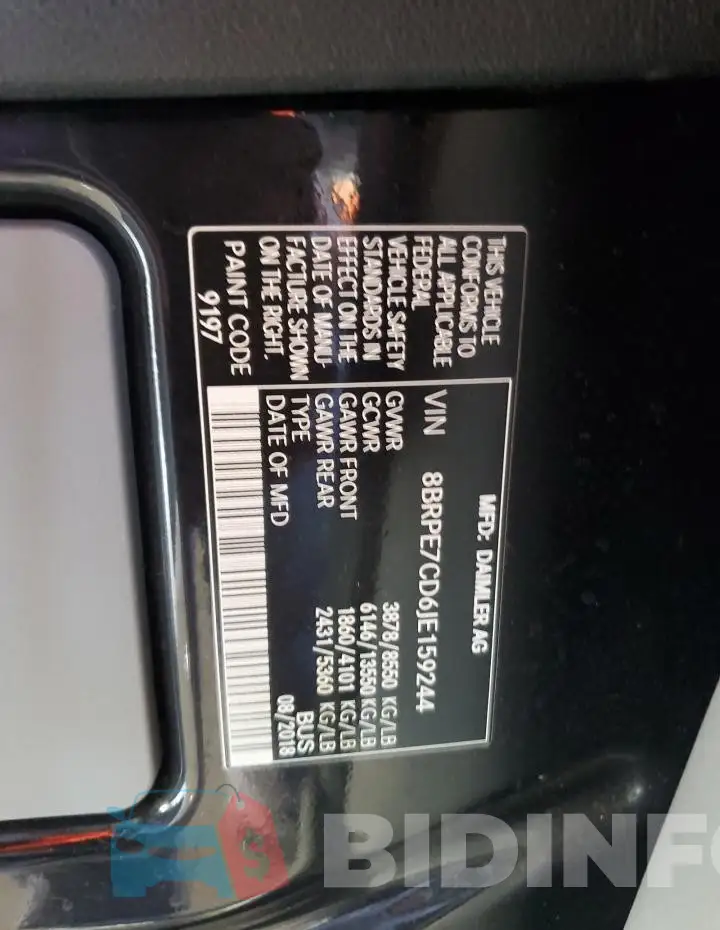 8BRPE7CD6JE159244 Photo# 14