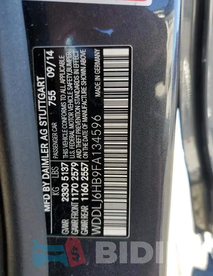 WDDLJ6HB9FA134596 Photo# 13