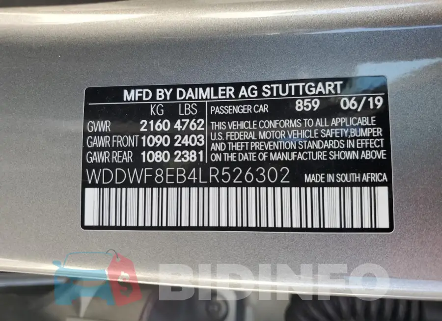 WDDWF8EB4LR526302 Photo# 13