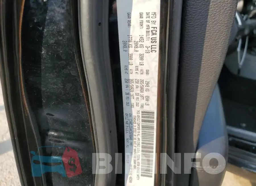 1C4RDJDG4KC676848 Photo# 13