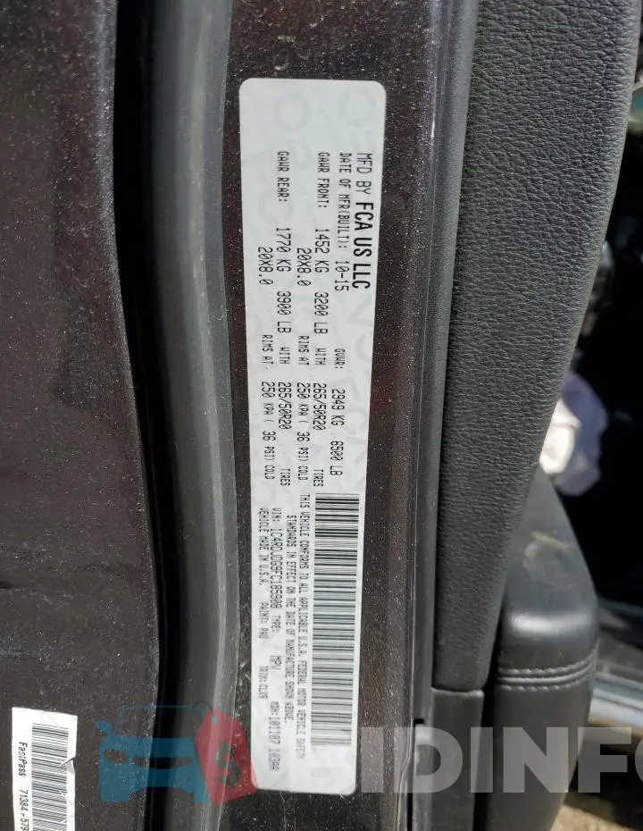 1C4RDJDG9FC185908 Photo# 14