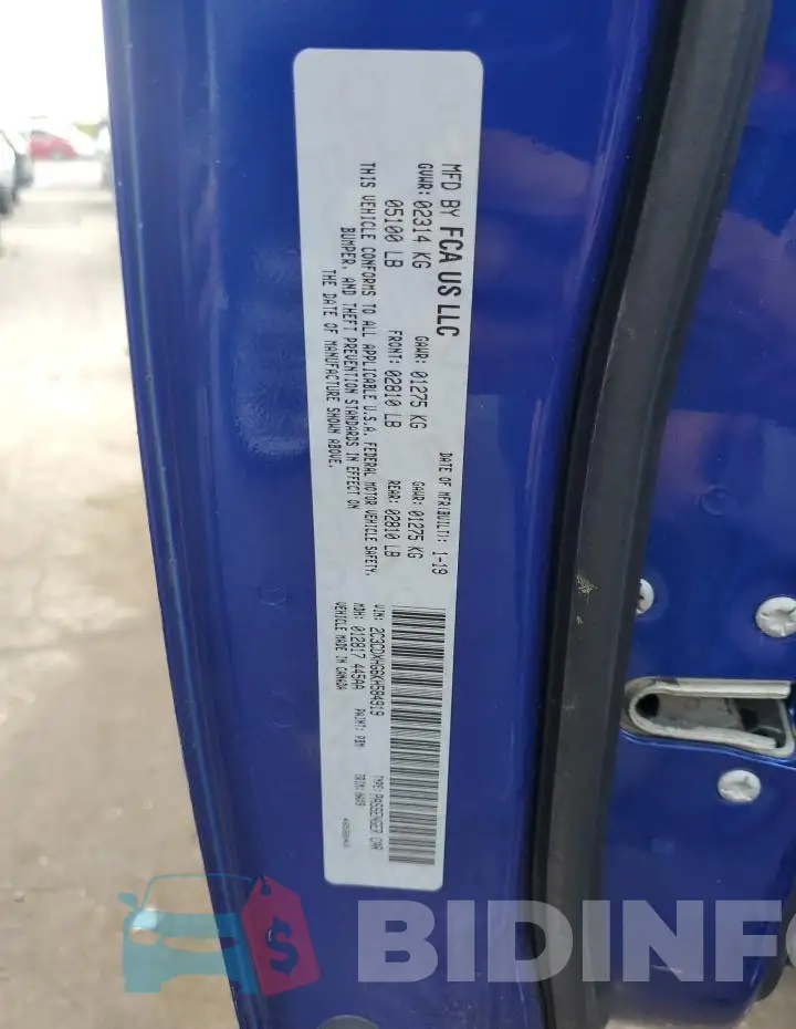 2C3CDXHG6KH584919 Photo# 12