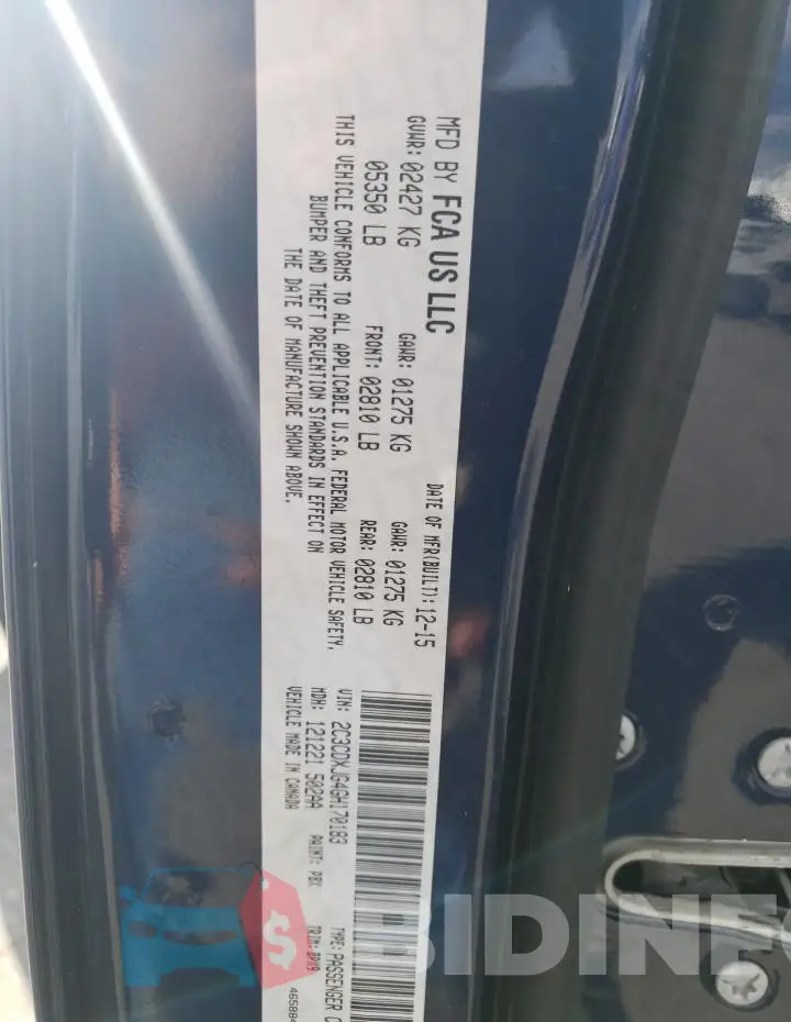 2C3CDXJG4GH170183 Photo# 12