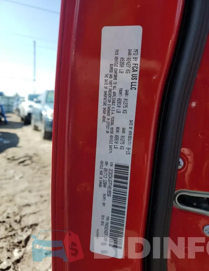 2C3CDXJG7FH919556 Photo# 13