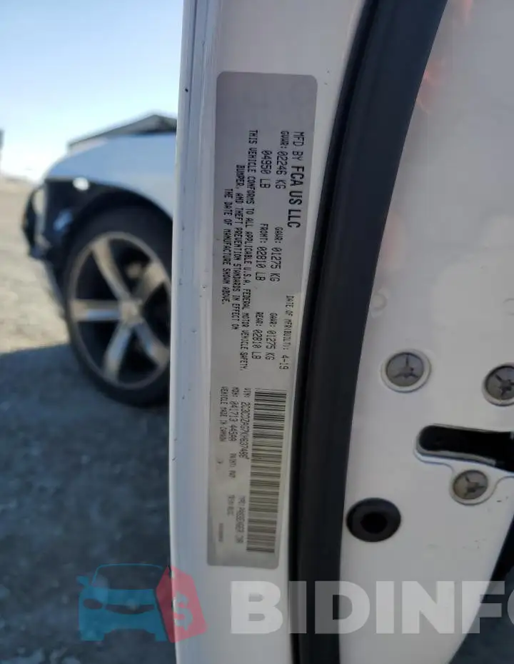 2C3CDZAG7KH637486 Photo# 12