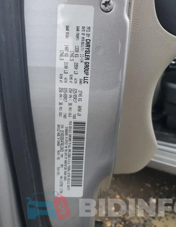 2C4RDGBG4FR612022 Photo# 13