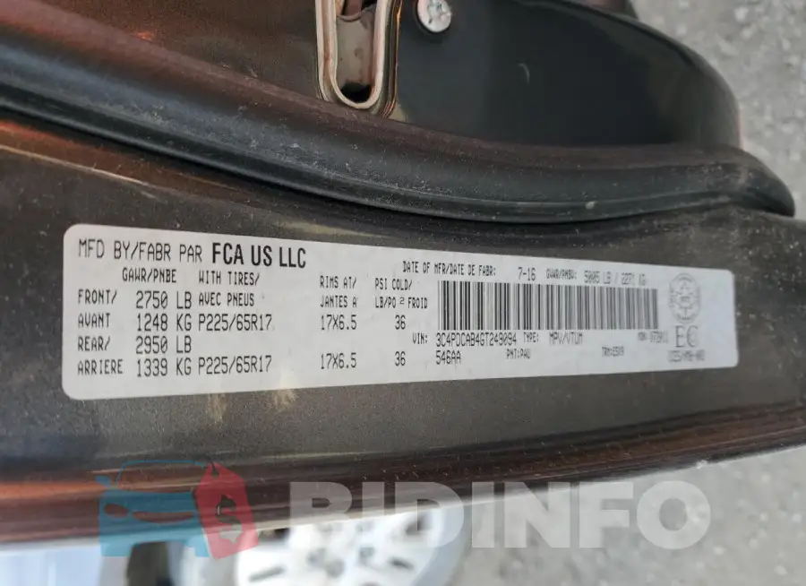 3C4PDCAB4GT249094 Photo# 12