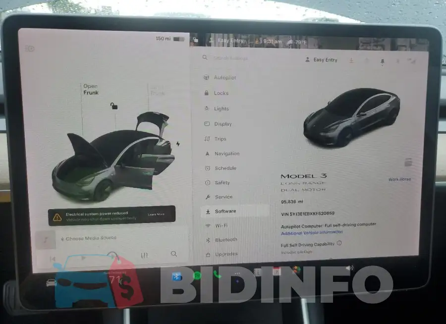 5YJ3E1EBXKF520659 Photo# 9