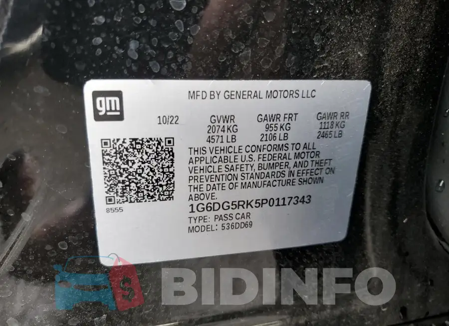 1G6DG5RK5P0117343 Photo# 12