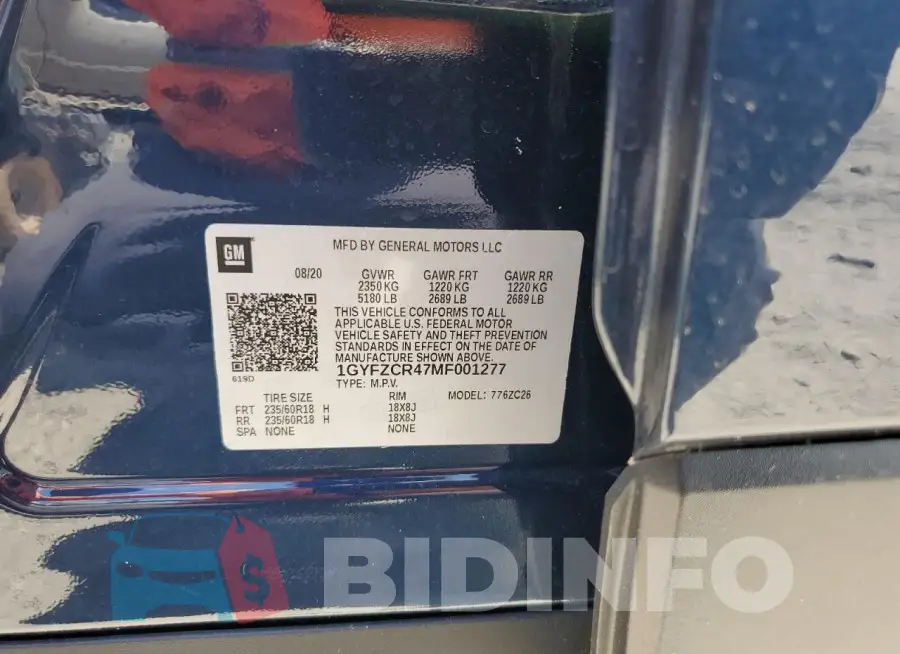 1GYFZCR47MF001277 Photo# 13