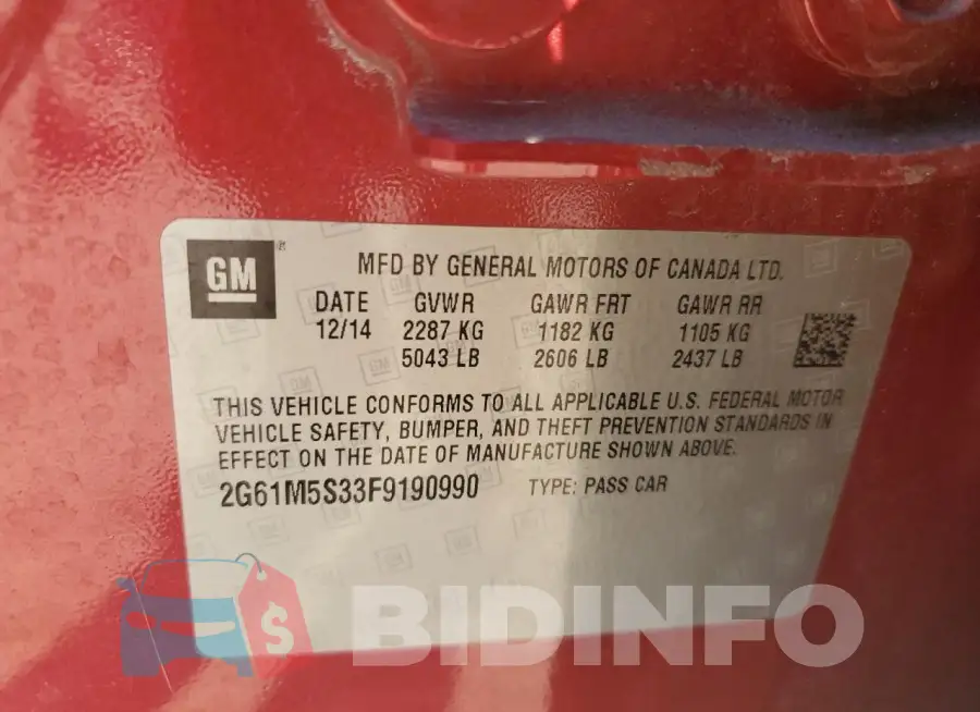 2G61M5S33F9190990 Photo# 13
