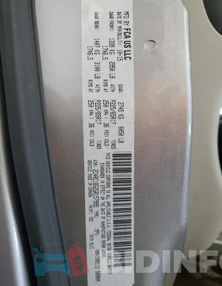 2C4RC1BG2GR157995 Photo# 14