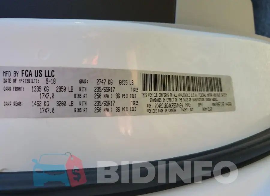 2C4RC1BG4KR554424 Photo# 14