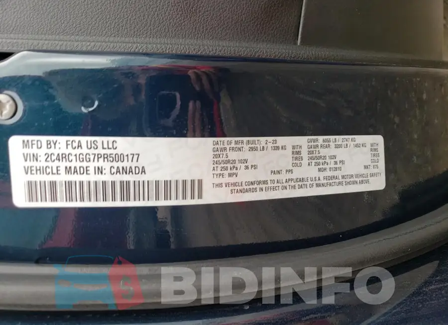 2C4RC1GG7PR500177 Photo# 13